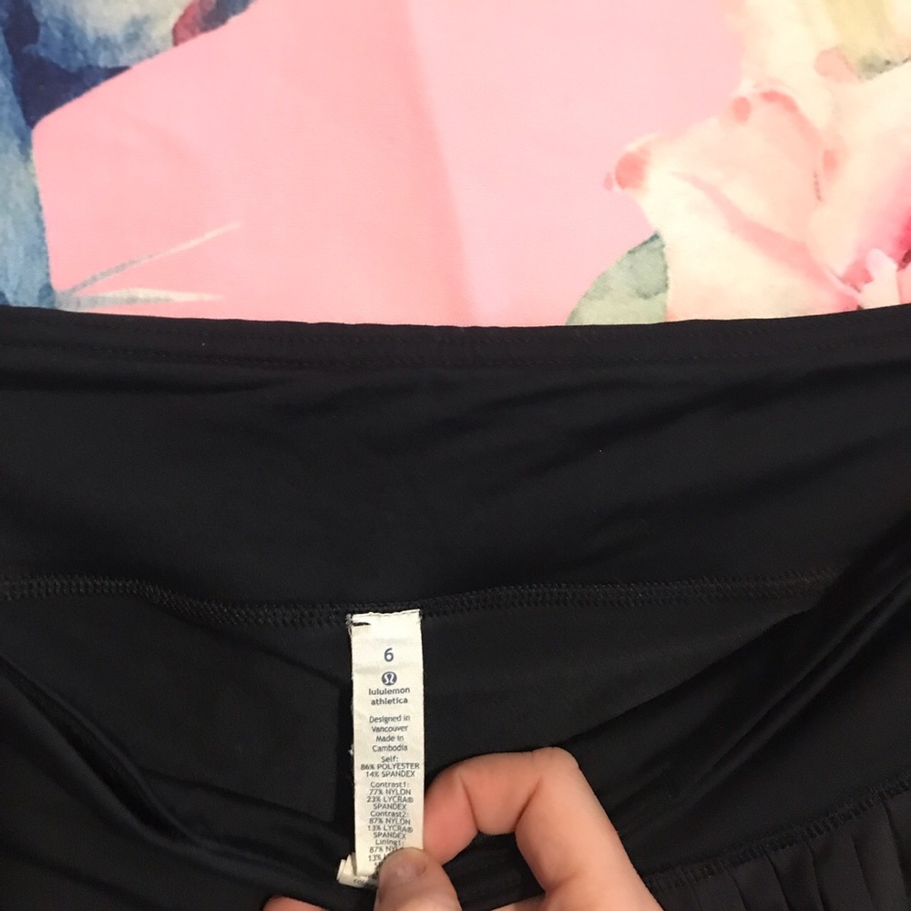 Lululemon tennis skirt